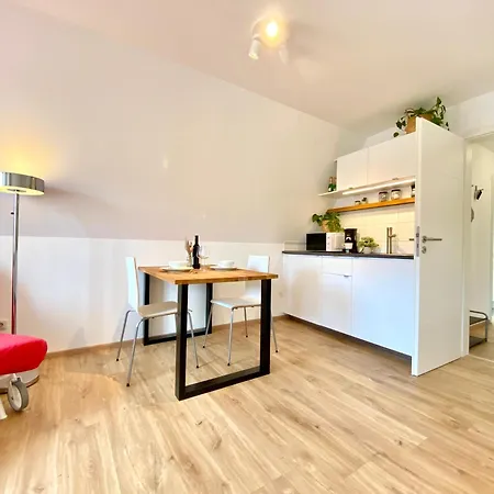 Urban Vista I I Kueche I Bergblick Apartman Füssen