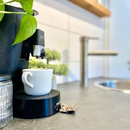 Urban Vista I I Küche I Bergblick Apartamento Füssen