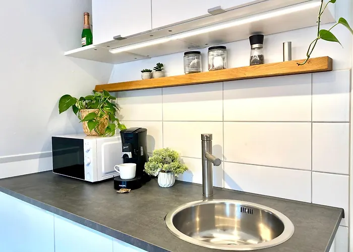 Urban Vista I I Kueche I Bergblick Apartman